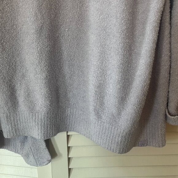 Barefoot Dreams open cardigan sweater XL CozyChic Lite purple lavender soft - Picture 5 of 7